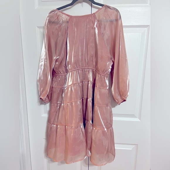 Entro iridescent baby doll dress large - Picture 2 of 2